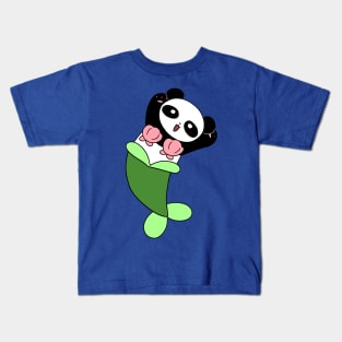 Mermaid Panda Kids T-Shirt